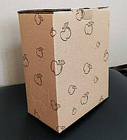 Коробка 3л "Яблуко" печать 1 цвет Т25