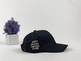 Кепка бейсболка Anti Social Social Club ASSC (чорна)