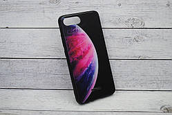 Чохол для телефону Samsung M20 / M205 Silicone TPU + Glass "Mix" №2