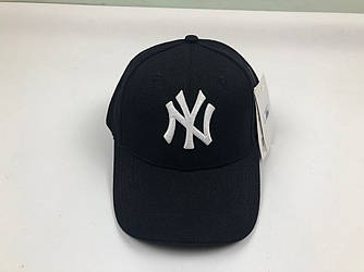 Кепка бейсболка New York Yankees MLB (чорна з білим лого)