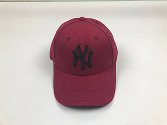Кепка бейсболка New York Yankees MLB (бордова)