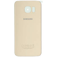 Задняя крышка для Samsung G925F Galaxy S6 Edge, золотистая, Gold Platinum