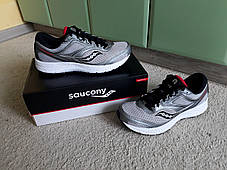 Чоловічі оригінальні кросівки Saucony Cohesion 12 Silver/Red сірий срібний червоний, фото 4