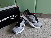 Чоловічі оригінальні кросівки Saucony Cohesion 12 Silver/Red сірий срібний червоний, фото 6
