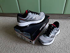 Чоловічі оригінальні кросівки Saucony Cohesion 12 Silver/Red сірий срібний червоний, фото 3