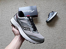 Чоловічі оригінальні кросівки Saucony Cohesion 12 Silver/Red сірий срібний червоний, фото 5