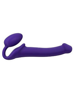 Безремневой страпон Strap-On-Me Violet M, повністю регульований, діаметр 3,3 см 777Shop.com.ua