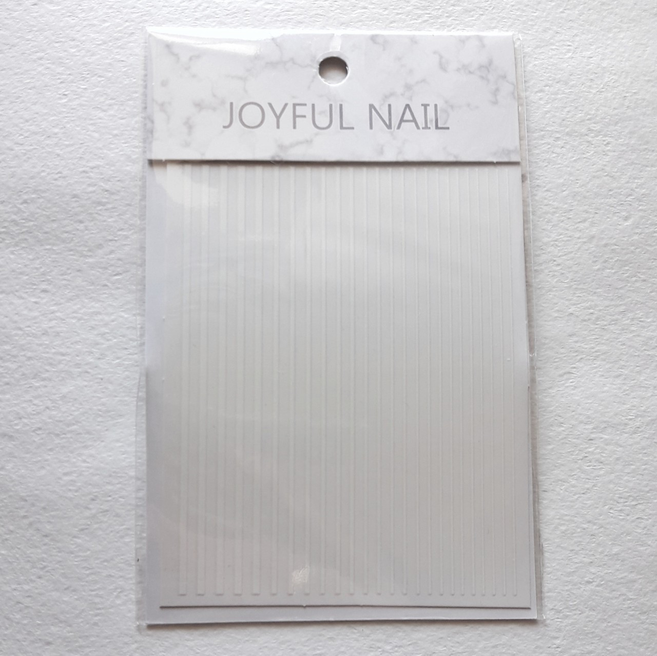 Гнучка стрічка для дизайну нігтів Joyful Nail (біла)