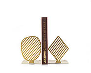Тримачі для книг Stipes Limited (золото), фото 2