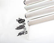 Металева закладка/роздільник для книг Тюльпан (чорна), фото 6