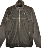 Чоловіча чорна флісова куртка-кофта Adidas Winter Wind flj, фото 2