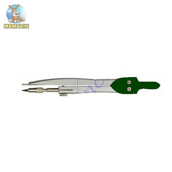 Циркуль "ZiBi" 120мм зелений ZB.5301-04 BS G-Rich