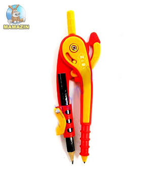 Циркуль "ZiBi" ZB.5396-05 червоно-жовтогарячий 106203 G-Rich