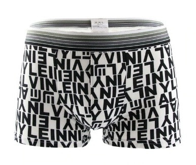 Чоловічі труси боксери, труси чорно-білі, фото 1