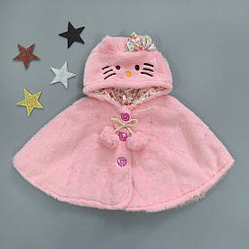 Хутряна накидка (болеро) Hello Kitty для дівчинки. 90-100 см