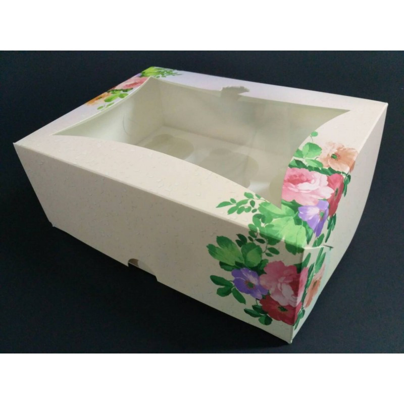 Упаковка на 6 кап. "Ніжність", з віконцем, фото 1