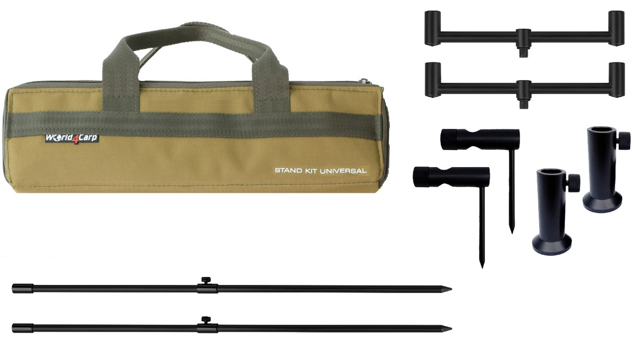 Набір стійок і буз барів в чохлі World4Carp STAND KIT UNIVERSAL 2 COYOTE