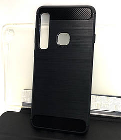 Чехол накладка для Samsung A9 2018, A920 на заднюю панель Hoco Carbon TPU