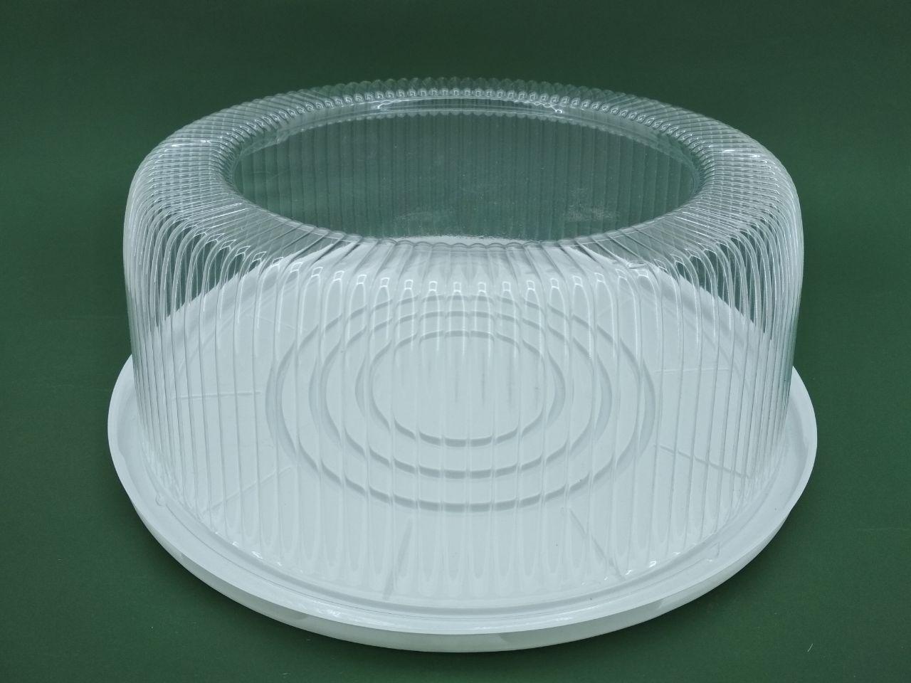 Одноразова пластикова упаковка для тортів ПС-260ДК, (V7200мл), 75 шт/ящ