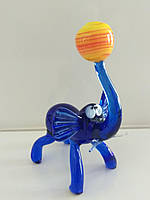 Фігурка скло Слон із м'ячем