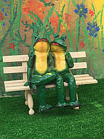 Жаби на лавці великі висота 60 см