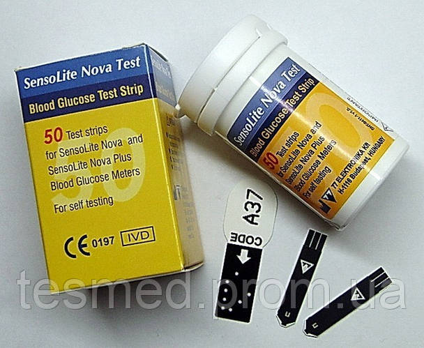 Купить Тест-полоски SensoLite Nova Test №50 (Венгрия), цена 700 ₴ в ...