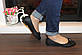 Балетки туфли женские черные с бантиком код Т248, фото 4