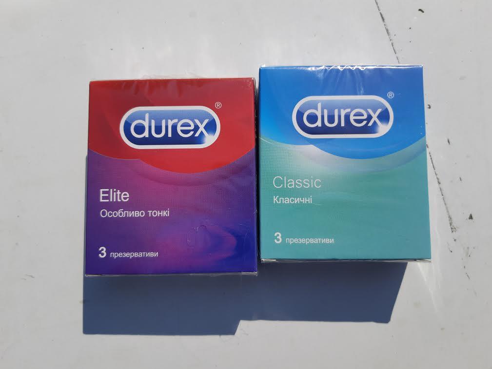 Презервативи Durex тонкі + класик 12 пачок по 3 шт.