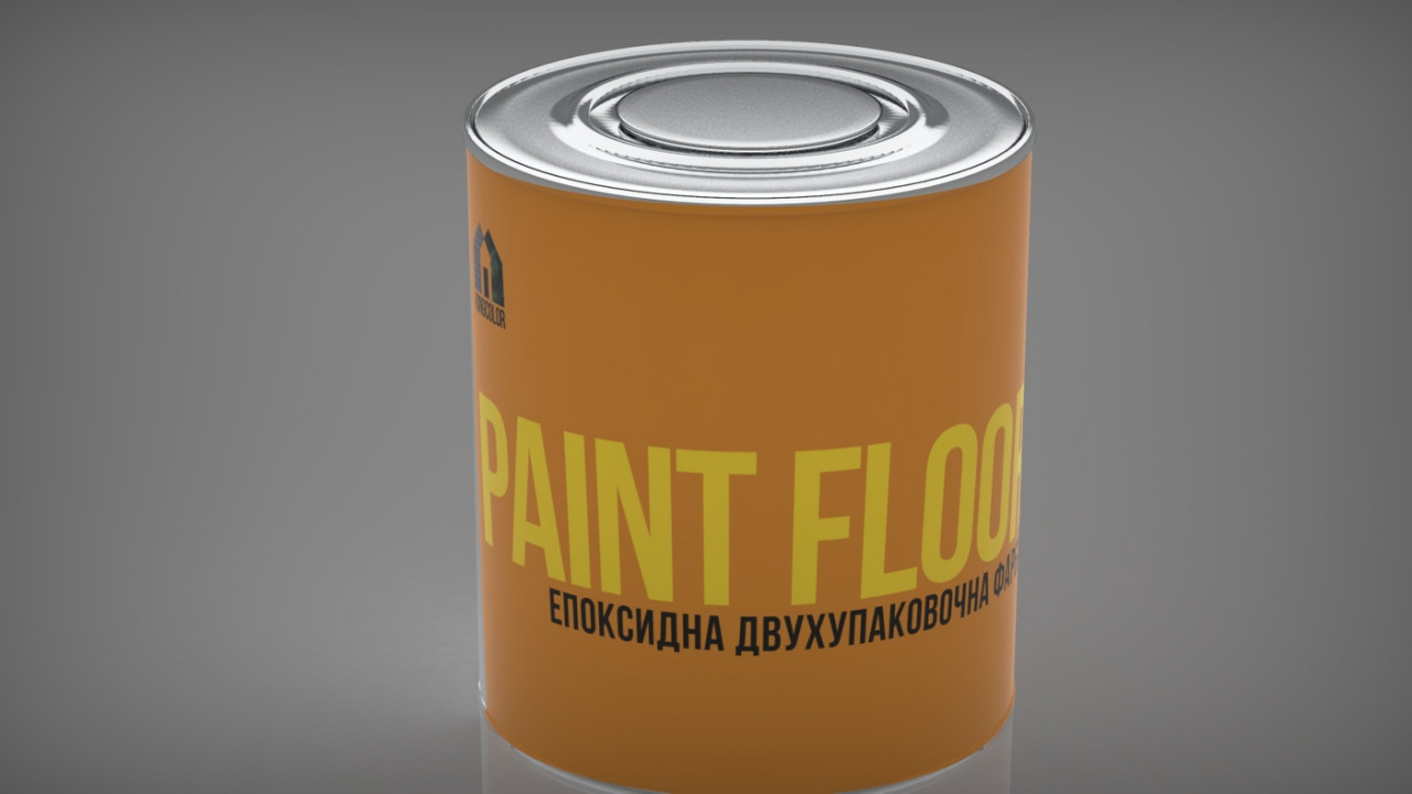 Епоксидна двокомпонентна фарба для бетонної підлоги Paint Floor (KINGCOLOR) - фото 1 - id-p954341875