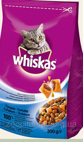 Сухий корм для кішок Whiskas Віскас з тунцем, 800 г