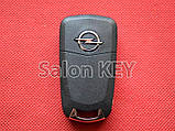 Корпус викидний ключ Opel на 2 кнопки до 2010г суперякість, фото 3