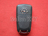 Оригінальний корпус викидний ключ Opel Astra Vectra на 3 кнопки до 2010г суперякість, фото 3
