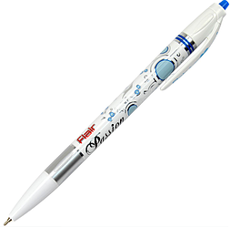 Ручка шариковая Flair 964F синяя Passion