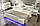 Сучасний комод МДФ 105 см в спальню з шухлядами для речей "Б'янко" (білий глянець) від Світ Меблів, фото 5