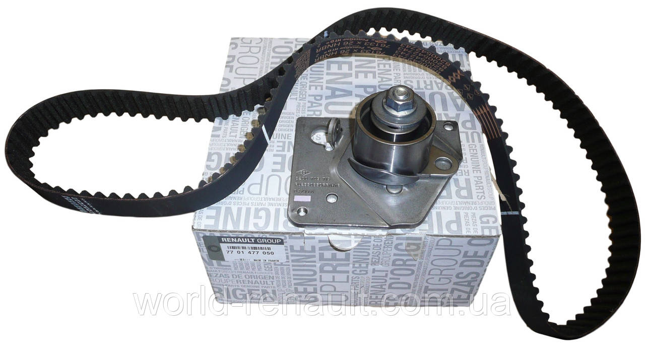 Renault (Original) 7701477050 — Комплект ременя ГРМ на Рено Меган II F9Q 1.9dci 8V