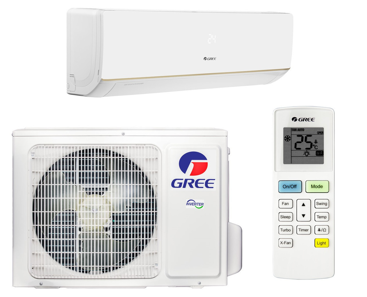 Кондиціонер Gree GWH18QD-K3DNA5E серії Bora Inverter