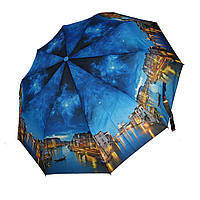 Женский зонт полуавтомат SL, "Ночные города", 0492-2