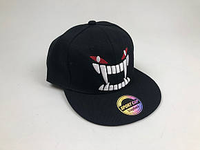 Снэпбек Snapback Кепка Бейсболка Снепбек City-A Wuke Вампір Чорний, фото 1