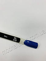 Гель-лак Sezavi "Bleu" NoBL170 (синій із дрібними бірюзовими блискітками), 8 мл