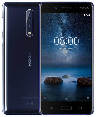 Смартфон Nokia 8 Dual SIM Polished Blue