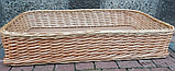 Лотки з лози 50х40х10 торгові кошики для викладення продукції в магазині, фото 2