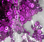 Пайєтки 6,5-7,00 мм темно-маліновий, фото 3