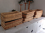 Лотки плетені кошики 30x20х8 торгові для магазину, фото 6