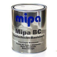 Базовая эмаль Mipa 600 чёрная металик 1 л