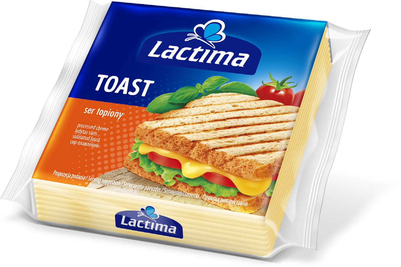 Сыр Плавленый Тостерный Lactima Toast Лактима 130 г Польша - фото 1 - id-p954509277