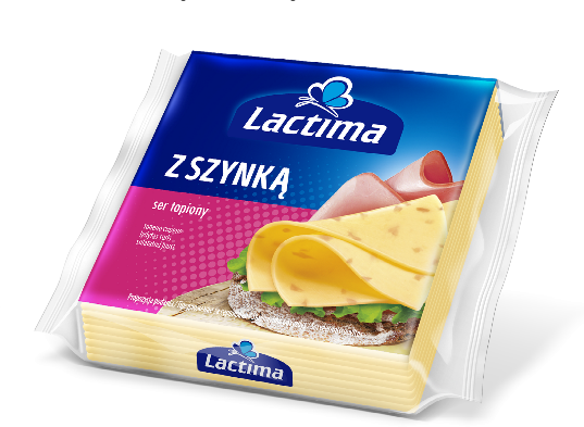 Сир Lactima z szynka 130 гр. Польща