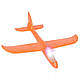 Літак планер з поліпропілену, 48 см Помаранчевий Світиться, фото 2