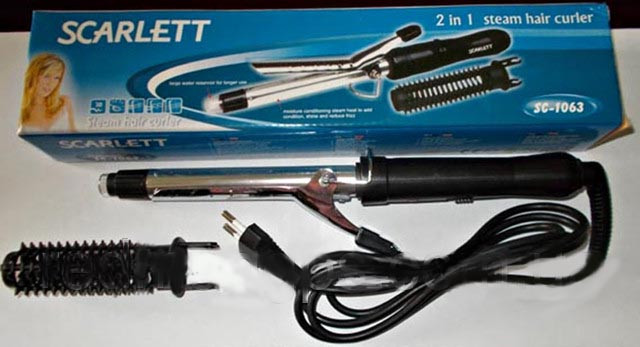 Щипці для волосся, плоска Scarlett SC1063 для кучерів