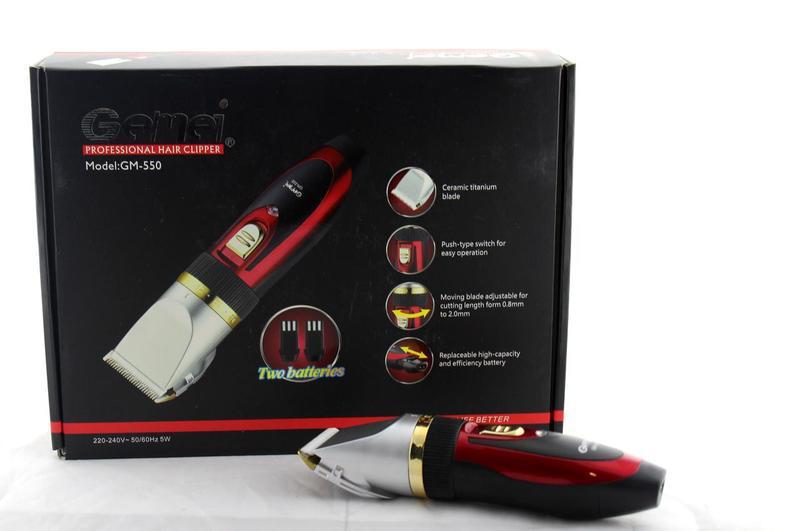 Машинки для стриження бороди та волосся Gemei GM 550 електробритва, фото 1