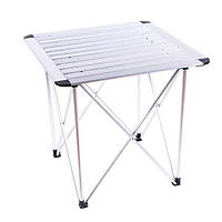 Складаний стіл Sanja SJ-C02-1 для дачі кемпінговий стіл розкладний 70*70*70 см алюміній